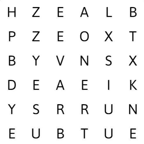 find 7 hidden words puzzle