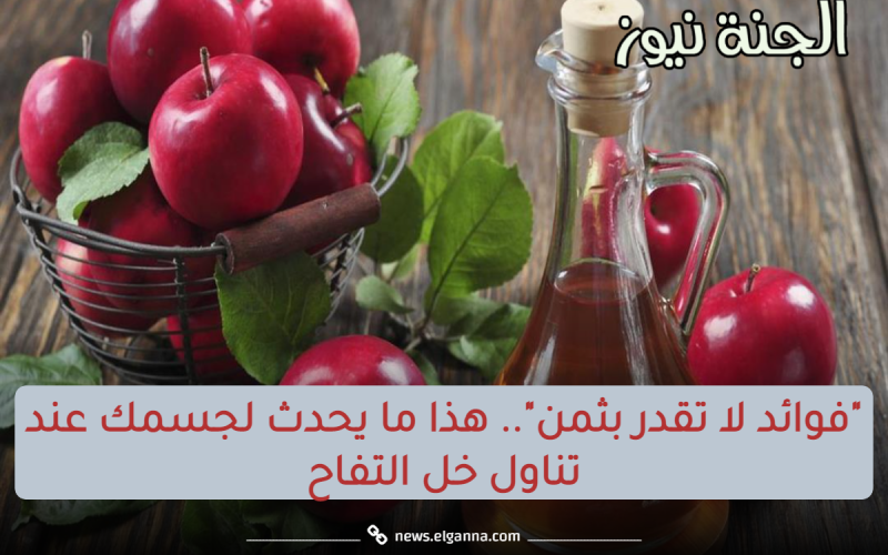 “فوائد لا تقدر بثمن”.. هذا ما يحدث لجسمك عند تناول خل التفاح